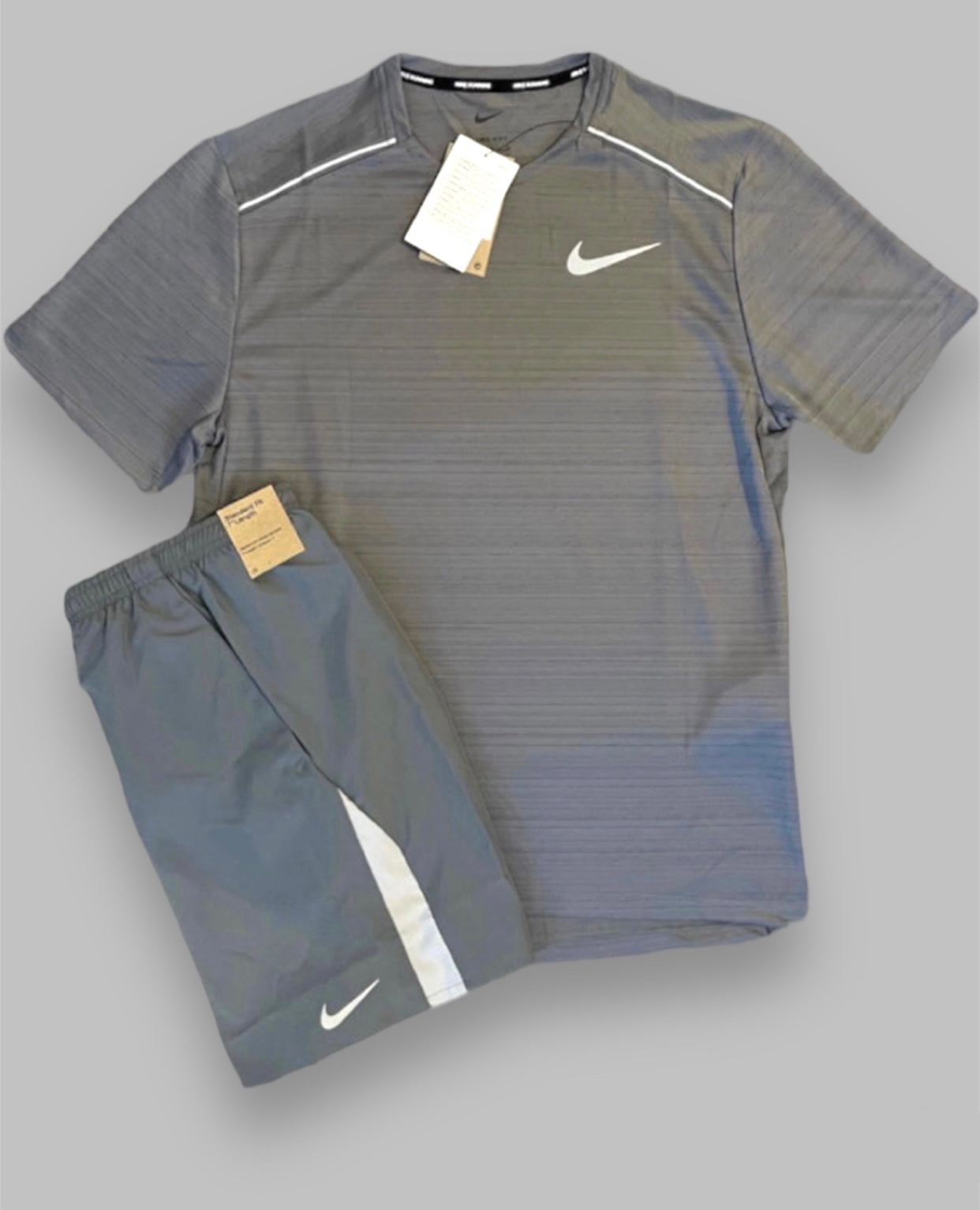 NIKE WOLF GREY MILER 1.0 / GREY CHALLENGER SHORTS