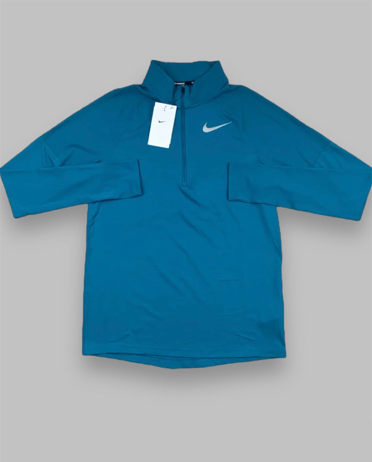 NIKE ELEMENT HALF ZIP 2.0 - TEAL