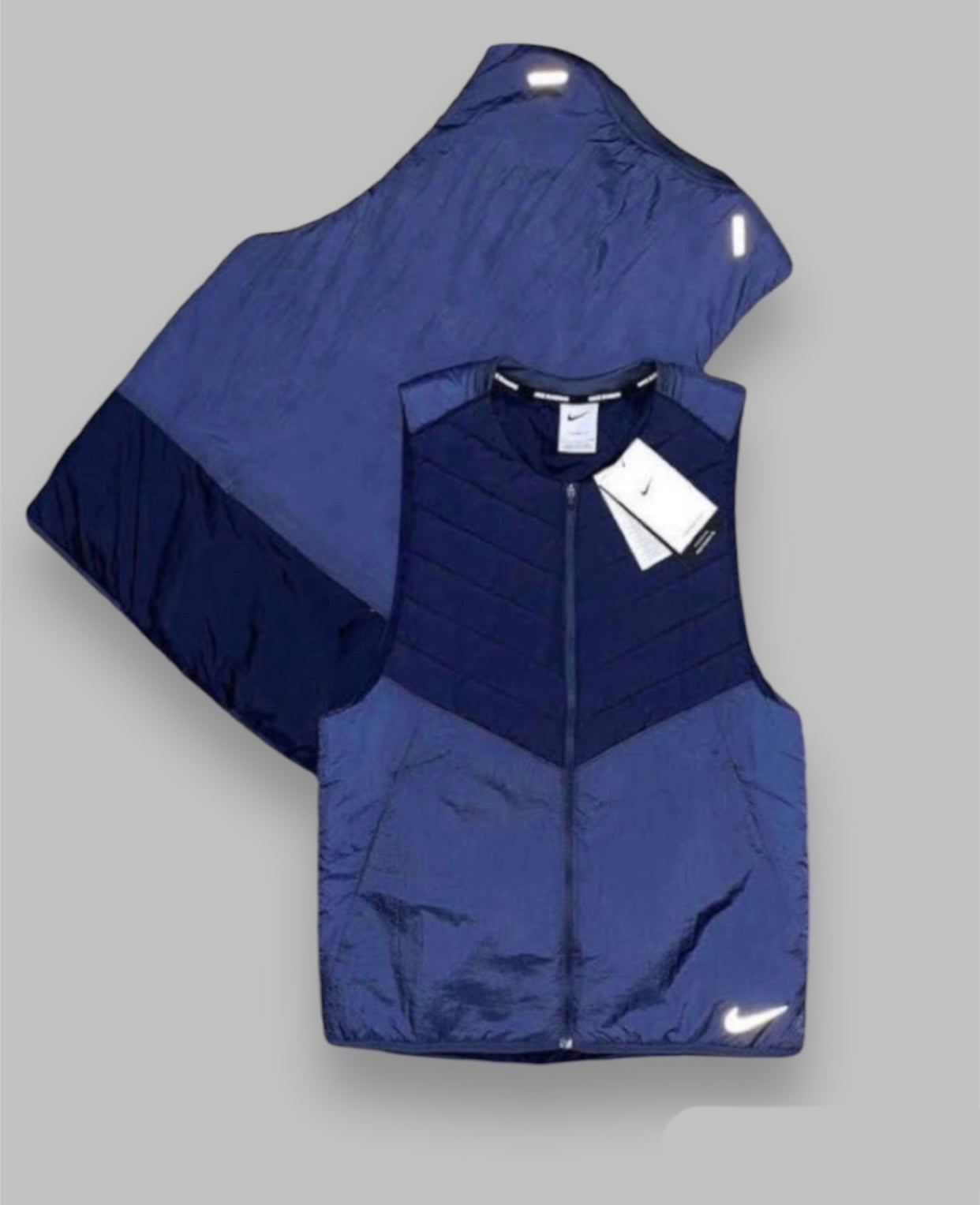 Nike aerolayer gilet navy blue