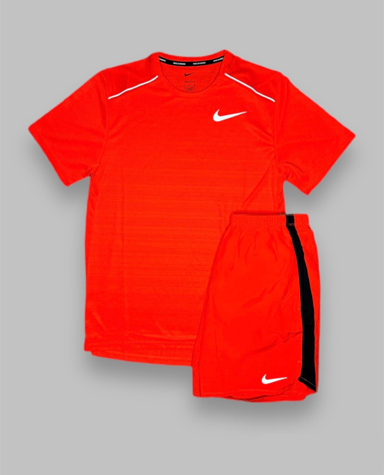 NIKE CRIMSON RED MILER 1.0 / SHORTS FULL SET