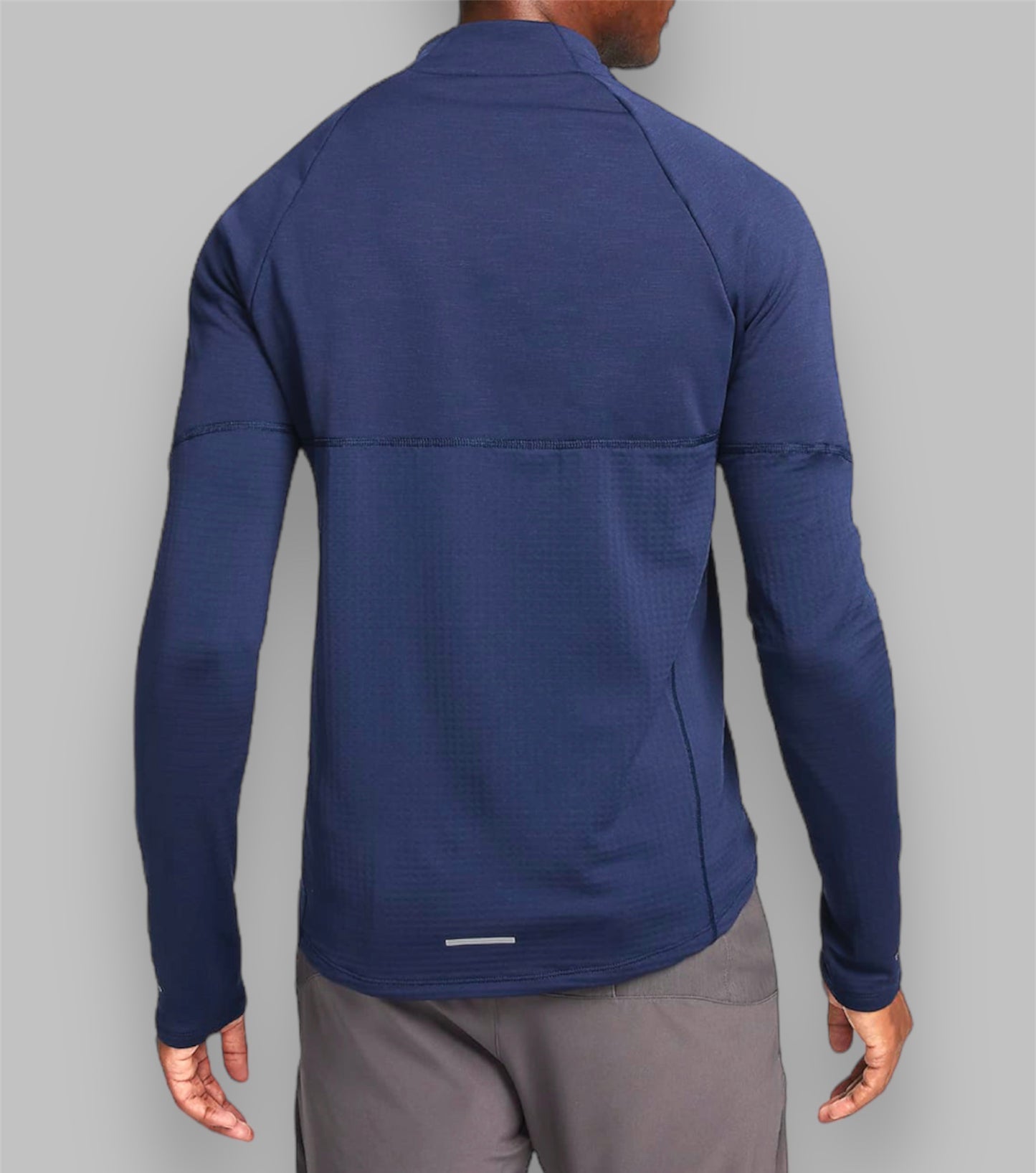 NIKE THERMA-FIT 1/4 ZIP - NAVY BLUE